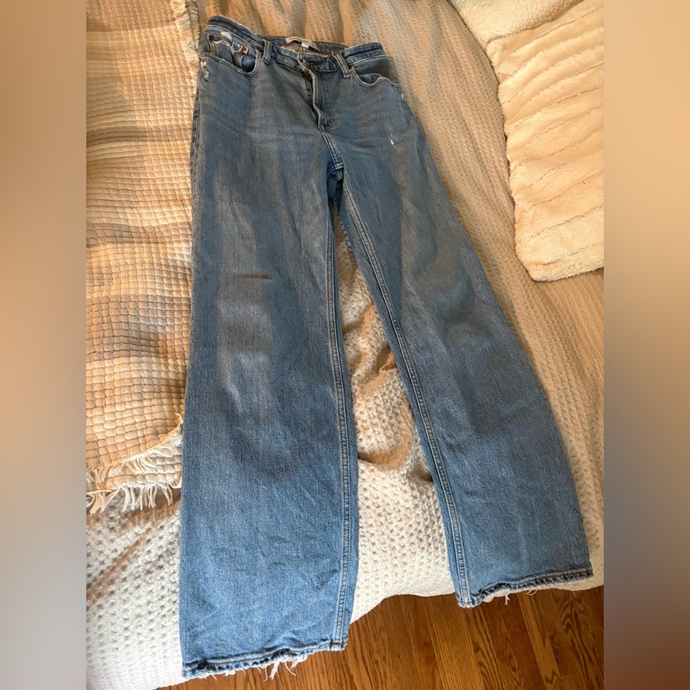 Abercrombie 90s Relaxed Jean-High Rise Curve Love size 27-4R